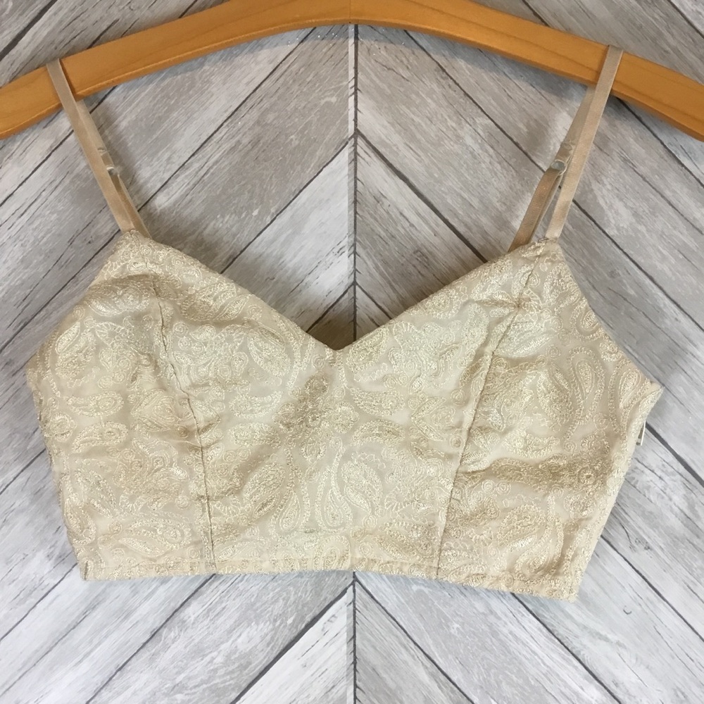 Staring at Stars Embroidered Bralet XS